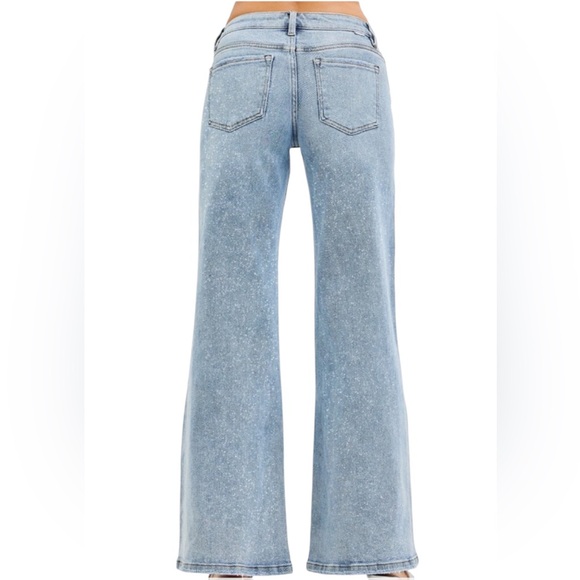 🛍️ 124. Risen Low Rise- Wide Leg Jeans NWT - Picture 4 of 4